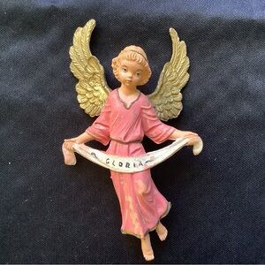 Depose Italy 1983 Nativity Angel – Vintage Christmas Decor – “Gloria” – Italian